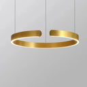 Lustre LED Circulaire Suspendu variant Or