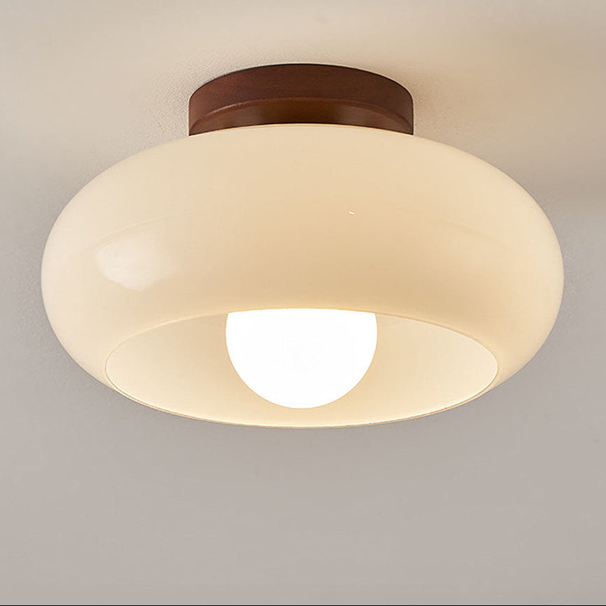 Blanc Vintage Petit Plafonnier De Couloir