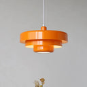Suspension design scandinave orange style Space Age années 70 - Modèle Copenhagen.