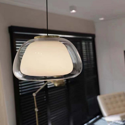 Lampe suspendue moderne en verre au lait (Copie)