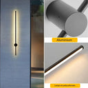 AppliqueMuraleLEDExterieureLongueIP65application