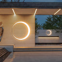 Applique Murale LED Extérieure Étanche IP65 – Design Lune en Acier Inoxydable