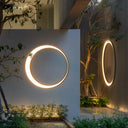 Applique Murale LED Extérieure Étanche IP65 – Design Lune en Acier Inoxydable
