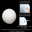 Lampe de Nuit LED Lunaire 