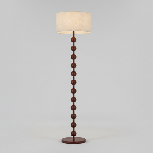 Lampadaire en bois Japandi