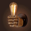 Lampe Murale Poing Rétro - double installation