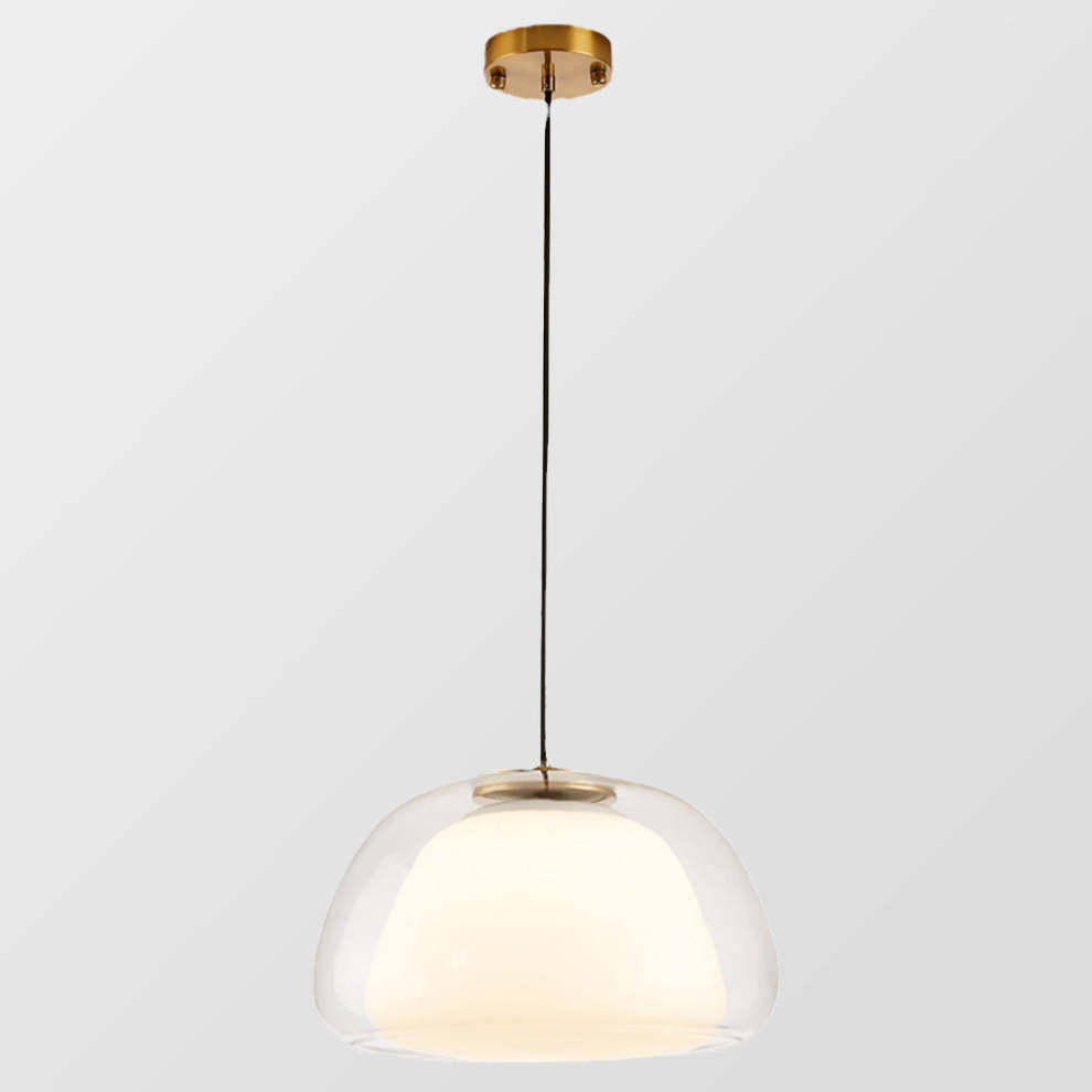 Lampe suspendue moderne en verre