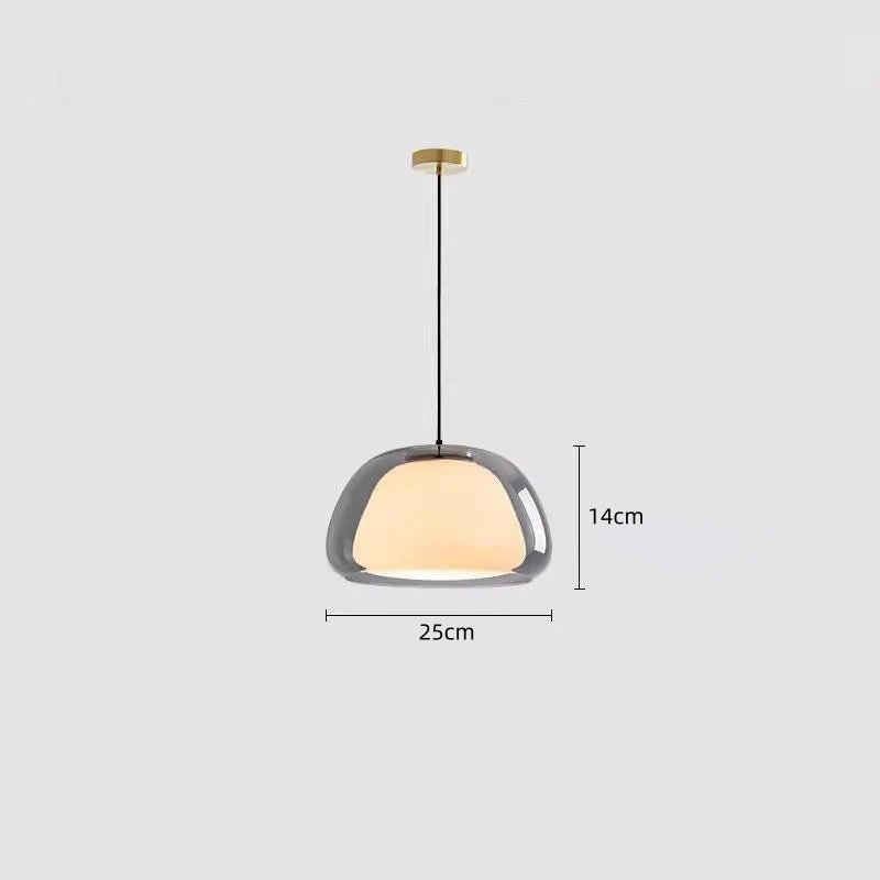 Lampe suspendue moderne en verre