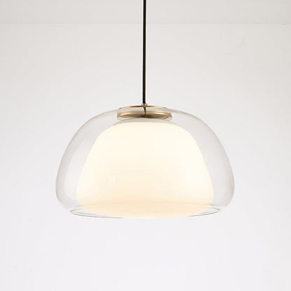 Lampe suspendue moderne en verre