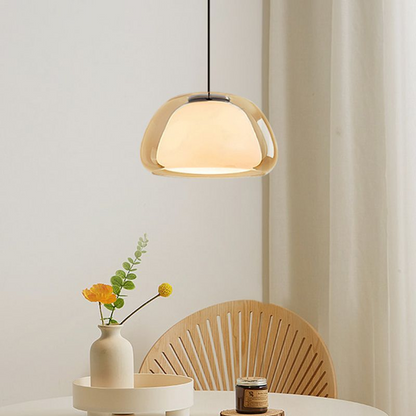 Lampe suspendue moderne en verre