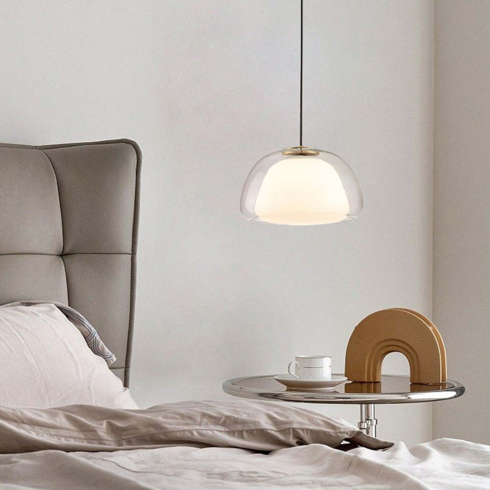 Lampe suspendue moderne en verre