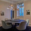Lustre LED Circulaire Suspendu salle à manger ronde