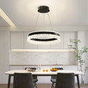 Lustre de Plafond Moderne Noir salle à manger