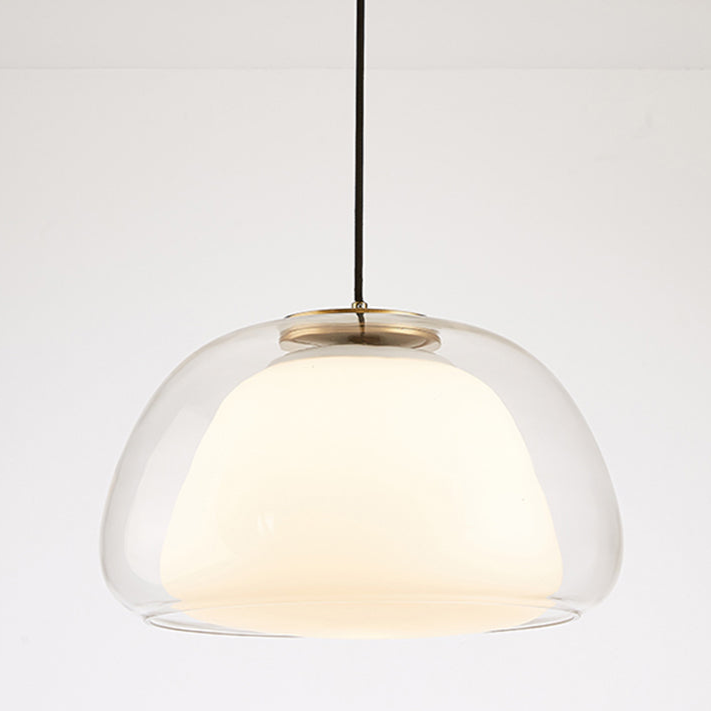 Lampe suspendue moderne en verre au lait (Copie)