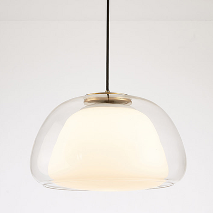 Lampe suspendue moderne en verre au lait (Copie)