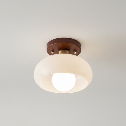 Blanc Vintage Petit Plafonnier De Couloir