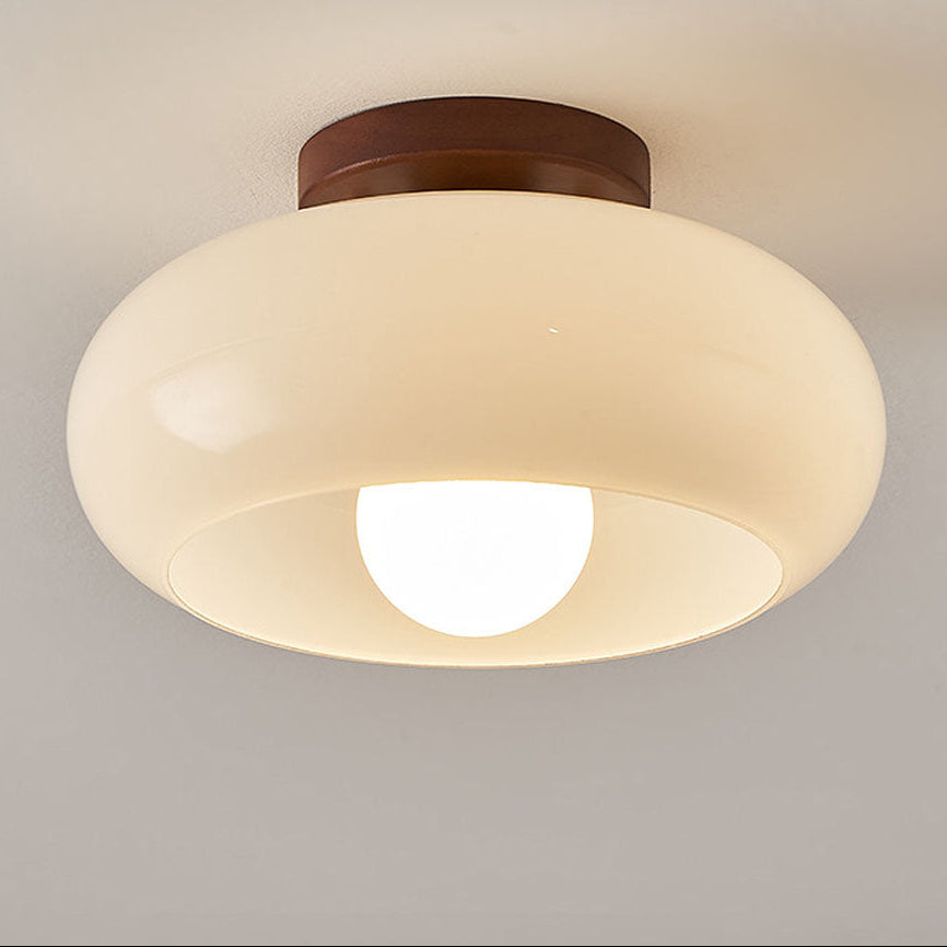 Blanc Vintage Petit Plafonnier De Couloir