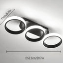 Plafonnier_LED_modern_ronds_triple_dimension