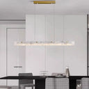 Suspension LED en Marbre Naturel salle à manger design