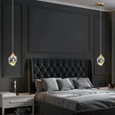 Suspension en Cristal K9 chevet simple chambre 