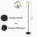 Lampe Solaire d’Extérieur Sur Pied