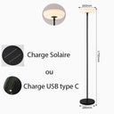 Lampe Solaire d’Extérieur Sur Pied