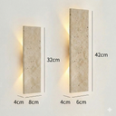 Dimensions – Applique murale en pierre naturelle stela