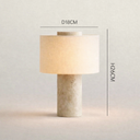 Dimensions de lampe en pierre naturelle 18x26