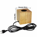Lampe de bureau design bois