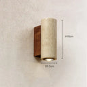 variant Applique Murale en Pierre rond bois